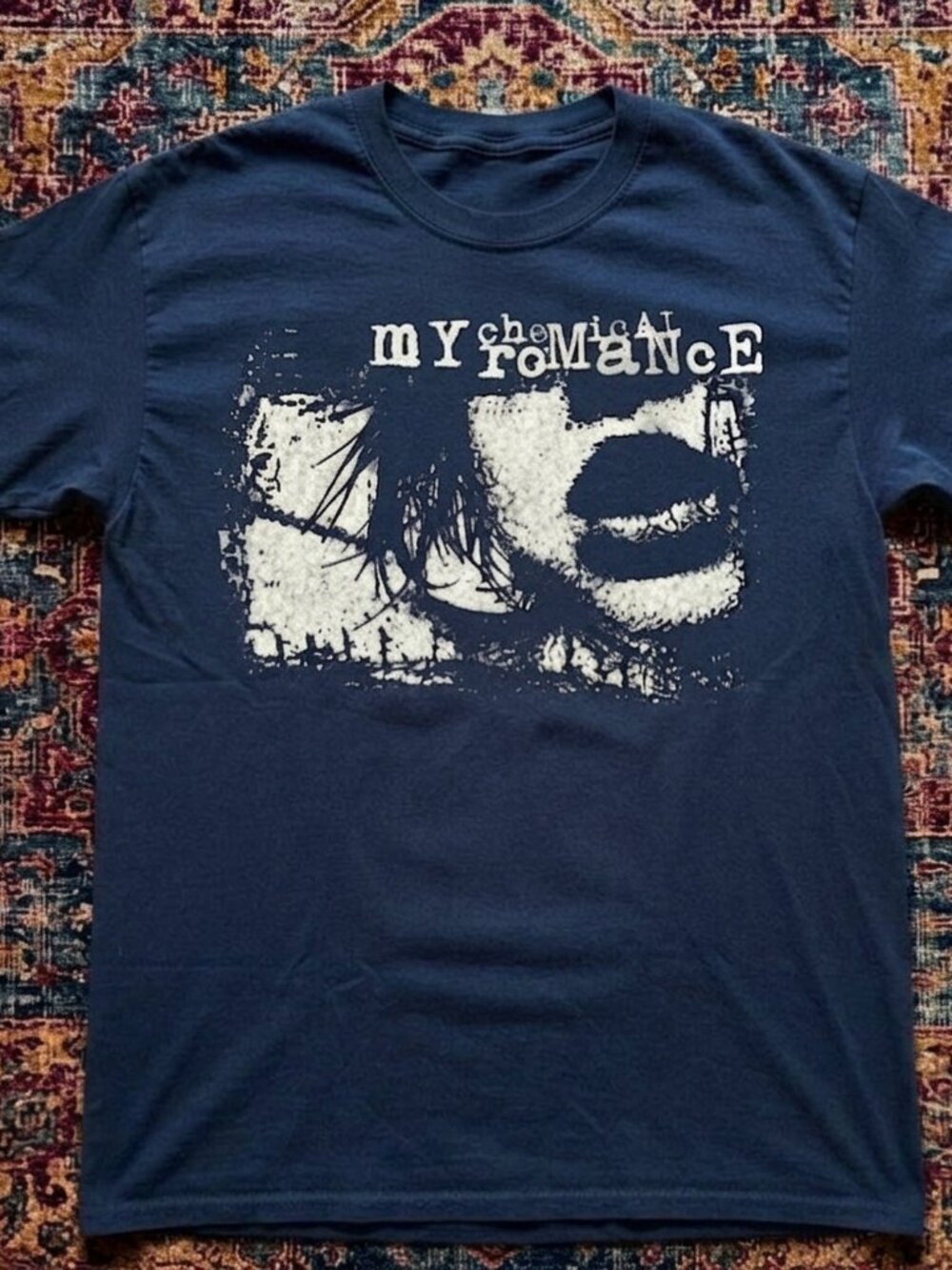 My Chemical Romance band navy tee